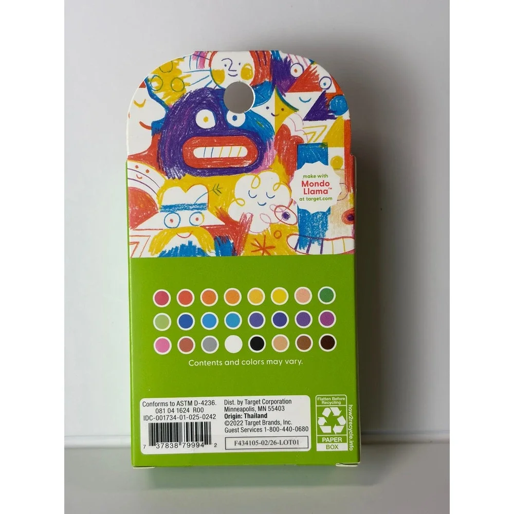 Mondo Llama Markers, Colored Pencil, Crayons Bundle
